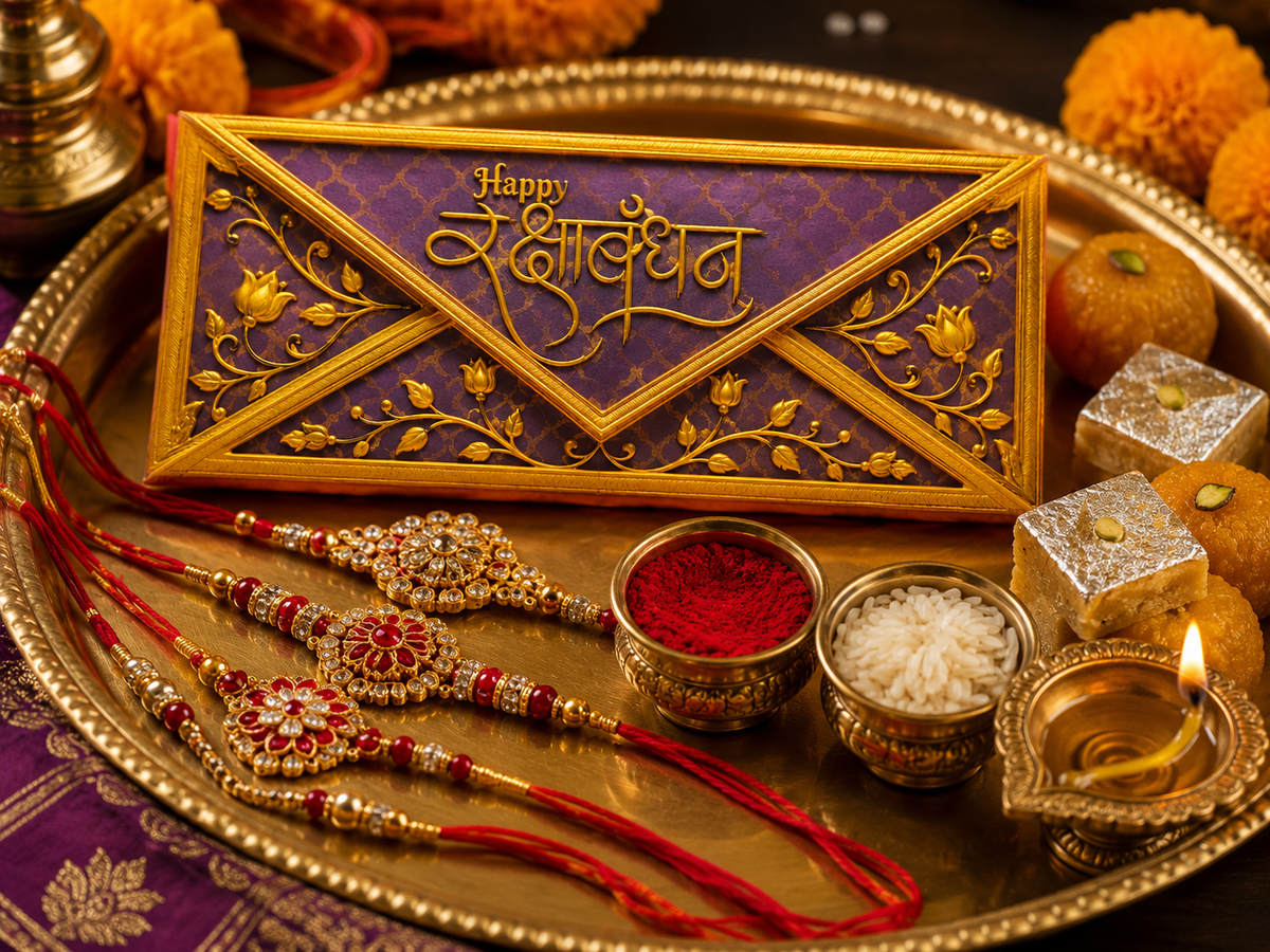 Royal Rakhi Envelope-Pack of 5