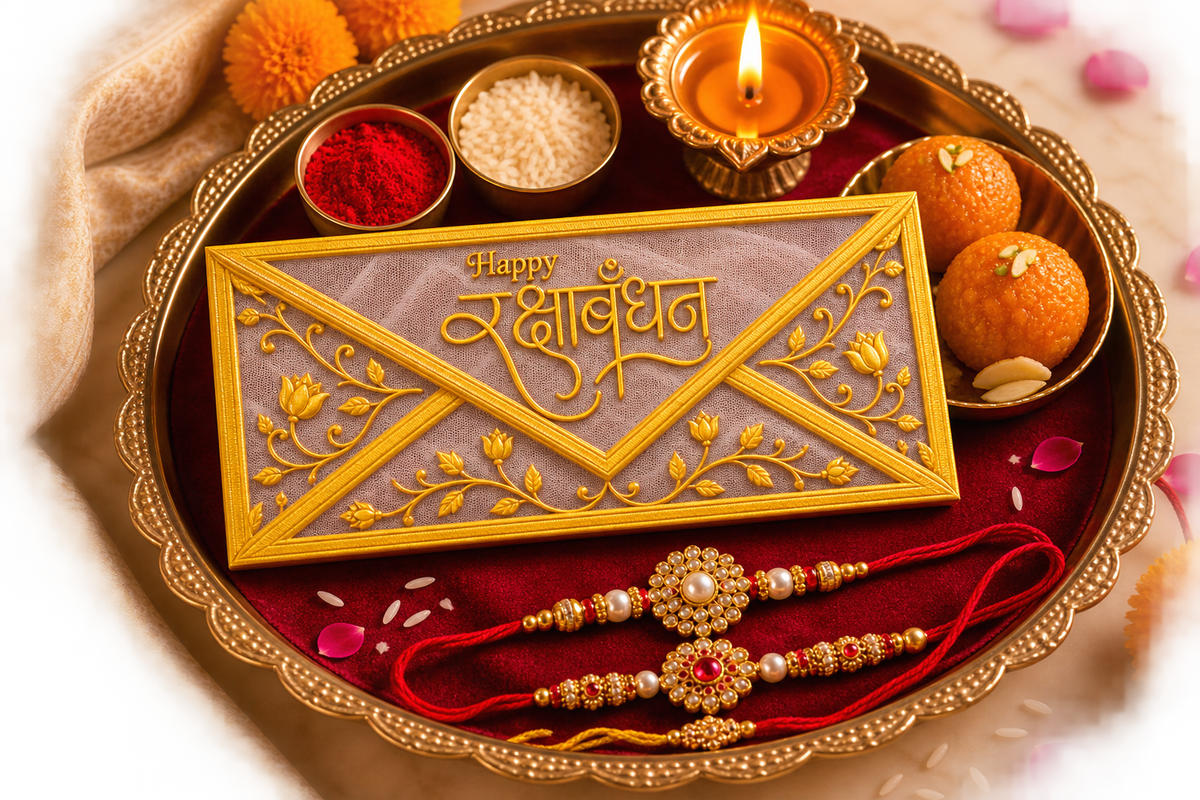 Royal Rakhi Envelope-Pack of 5