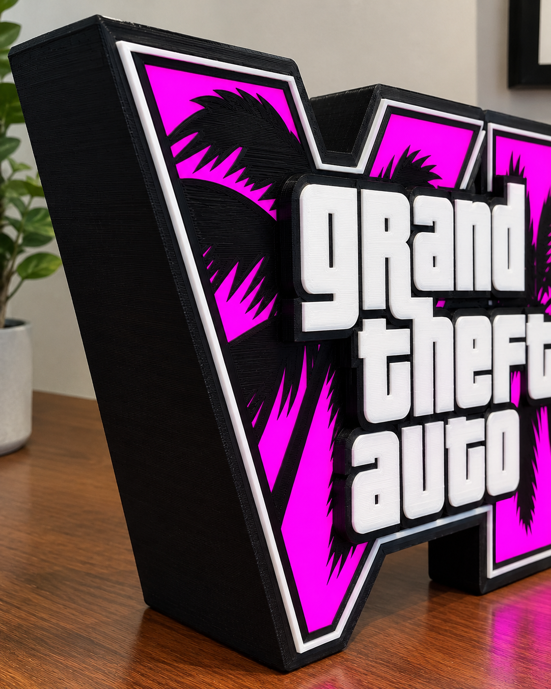 GTA 6 Inspired LED Lightbox