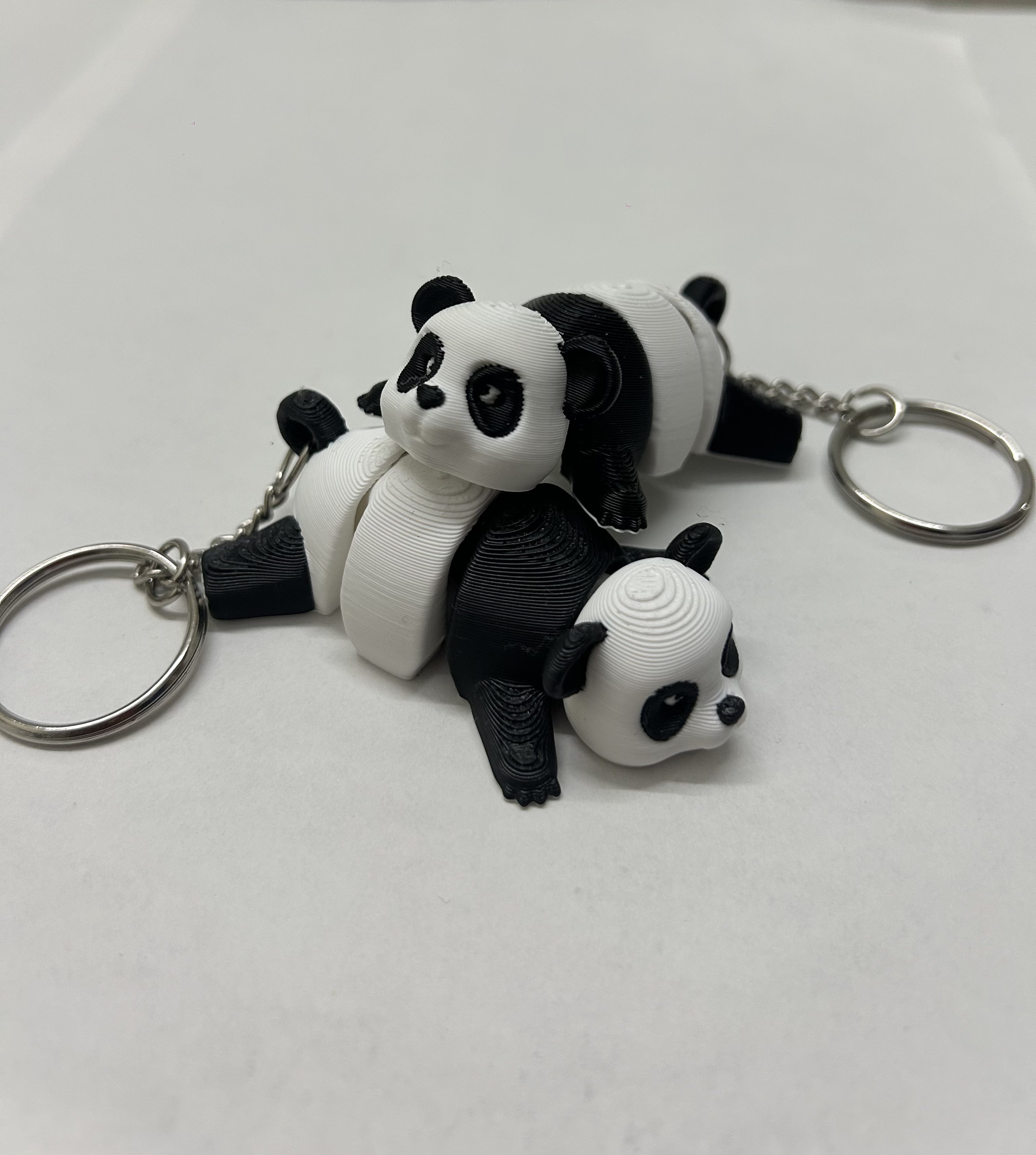 Flexi Panda Keychains