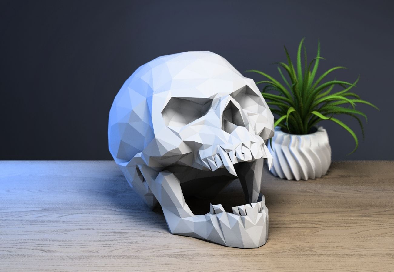 Scream Wide Skull Headphone Stand
