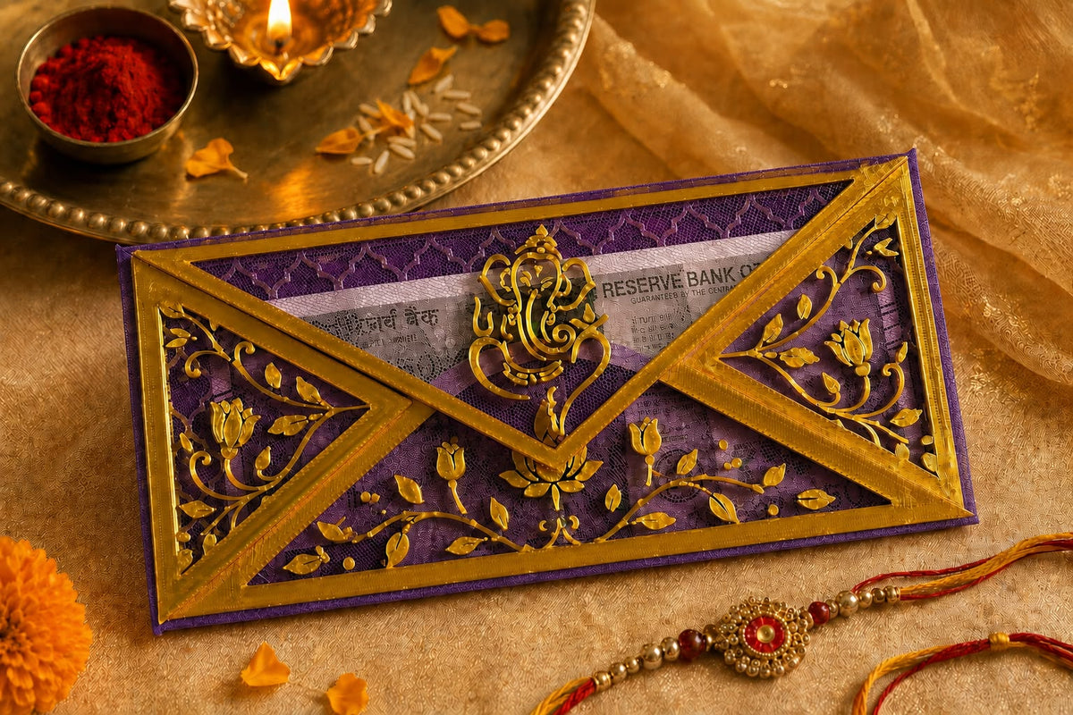 Royal Rakhi Envelope-Pack of 5